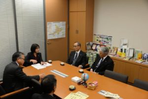 2019.11.27　当別町長、新篠津村長が議員会館にお見えになりました。